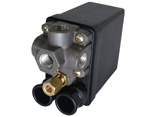 PRESSOSTATO 135 - 175 PSIG 4 VIAS 1/4 COM BOTAO
