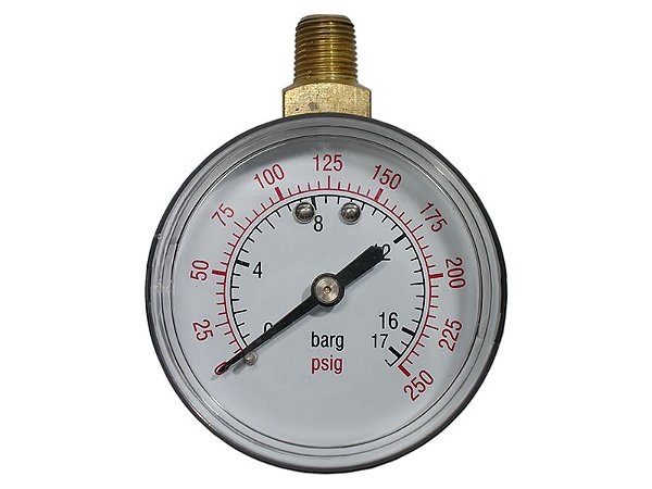 MANOMETRO VERTICAL 1/8" NPT 250PSI