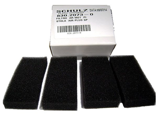 FILTRO AR MOT PISTOLA  AIR PLUS SPRAY 300W (KIT C/ 4 PCS)