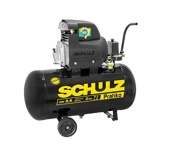 COMPRESSOR DE AR CSI 8.6/25L 2,0CV 60HZ 220V PRATICO