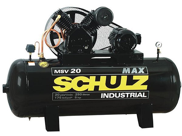 COMPRESSOR DE AR MSV-20MAX/250L TRIF.  5CV 2P60HZ 380 V