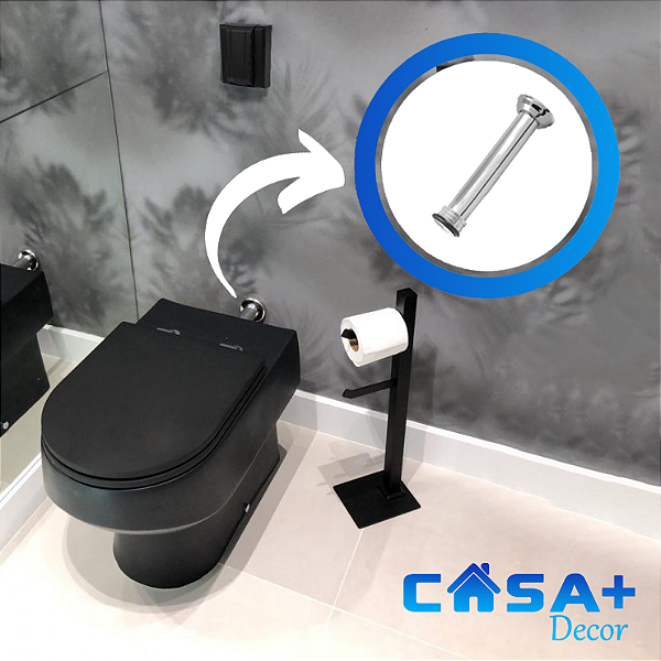 TUBO DE LIGAÇÃO AJUSTÁVEL 30 CM CROMADO