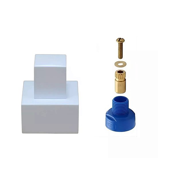 ACABAMENTO 1.1/2 COM CONVERSOR DOCOL BRANCO