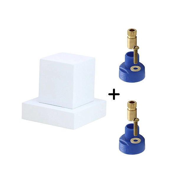 ACABAMENTO 3/4 COM 02 CONVERSOR DOCOL BRANCO