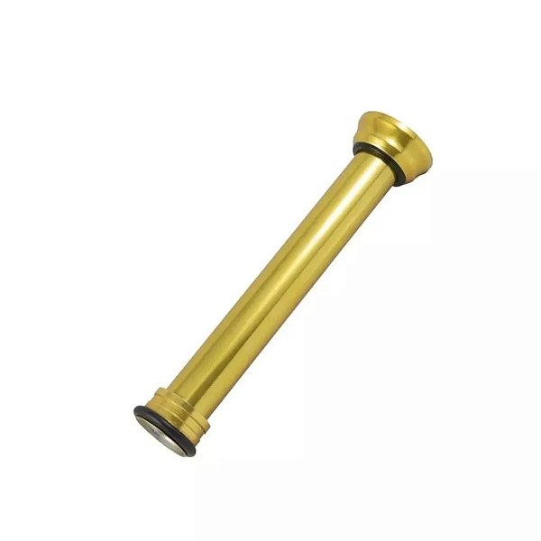 TUBO DE LIGAÇÃO AJUSTÁVEL 25 CM DOURADO