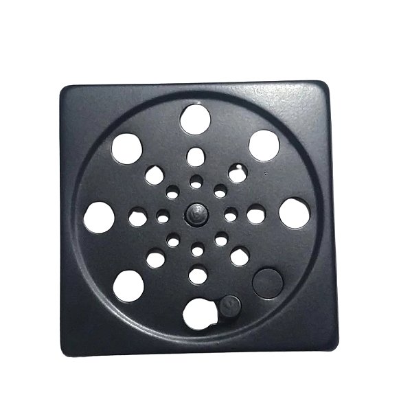 RALO GRELHA BLACK 15 X 15 CM PARA BANHEIRO