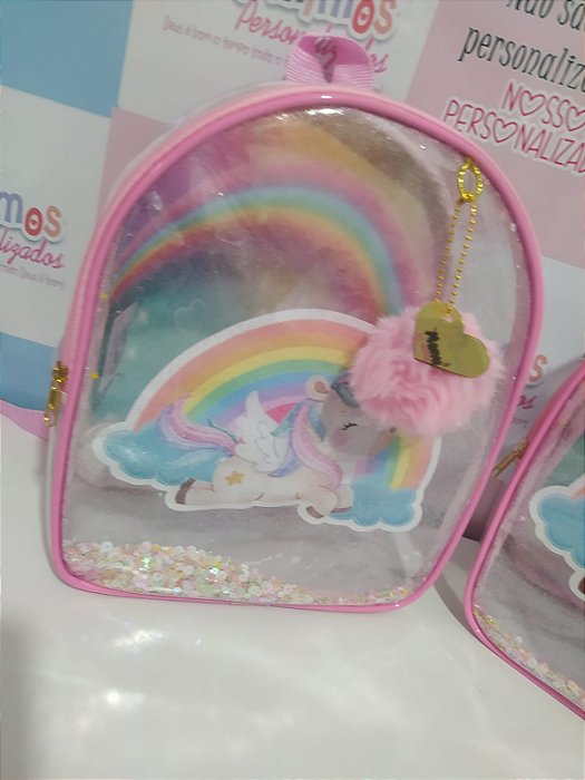 Mochila Super Luxo Cristal com Lantejoula