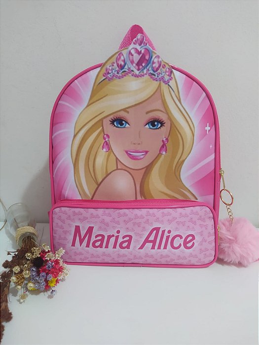 Mochila com Bolso Nylon 3D