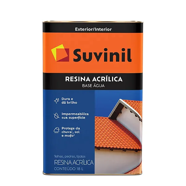 Tinta pra Telha Resina Acrílica Base d'água Cerâmica Telha 18L Premium Suvinil