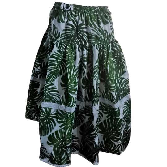 SAIA PARA UMBANDA E CANDOMBLÉ FOLHAS VERDES EM GORGURINHO