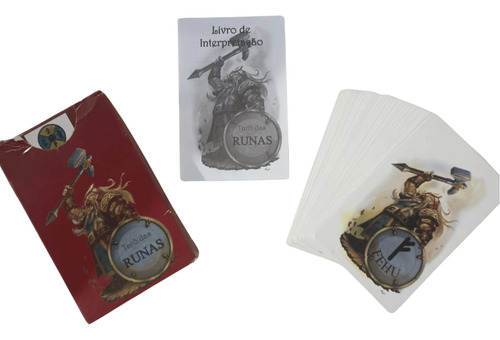 TAROT DAS RUNAS 25 Cartas E Livreto/manual