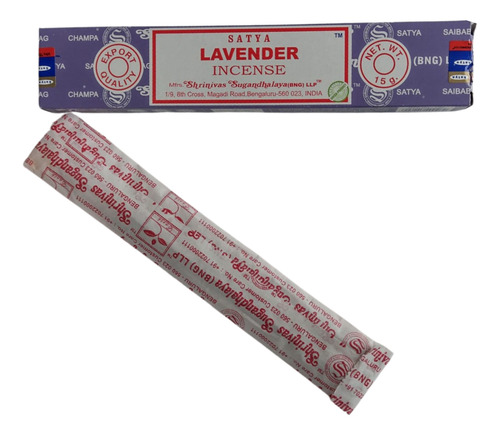 INCENSO SATYA LAVANDER NAGCHAMPA 15g