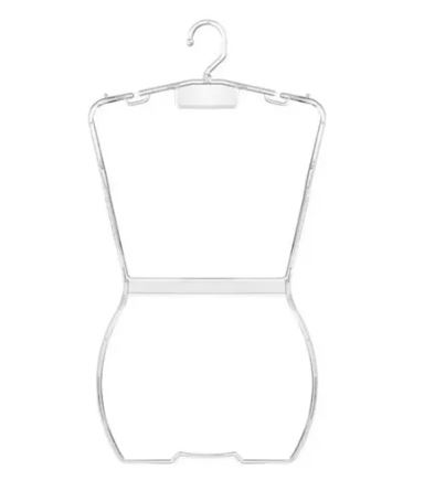 CABIDE ACRÍLICO SILHUETA ADULTO TRANSPARENTE - PCT C/ 40