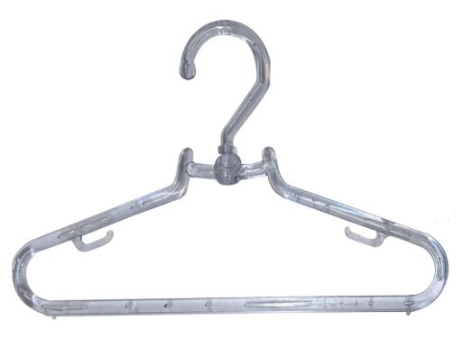 CABIDE ACRÍLICO BOUTIQUE GIRATÓRIO INFANTIL TRANSPARENTE - PCT C/ 200