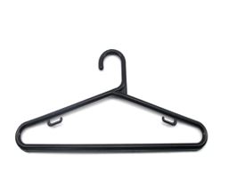 CABIDE DE PLÁSTICO TRADICIONAL REFORÇADO PRETO - PCT C/12