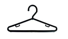 CABIDE DE PLÁSTICO INFANTIL PRETO - PCT C/50