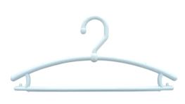 CABIDE PLÁSTICO BOUTIQUE FECHADO BRANCO - PCT C/50