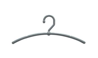 CABIDE PLÁSTICO BOUTIQUE ABERTO CINZA - PCT C/50