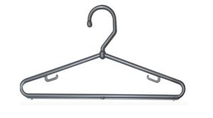 CABIDE DE PLÁSTICO INFANTIL CINZA - PCT C/250