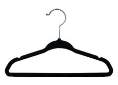 CABIDE DE VELUDO INFANTIL PRETO - PCT C/100