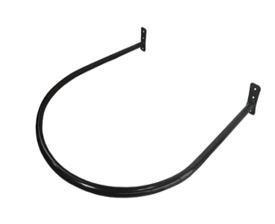 PROVADOR DE PAREDE REDONDO PRETO 90X90