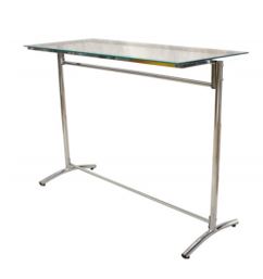 BALCÃO DE ATENDIMENTO COM ARARA CROMADO