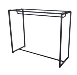 BALCÃO DE ATENDIMENTO COM ARARA INDUSTRIAL PRETO