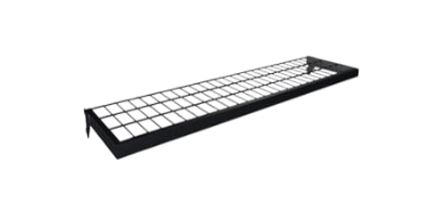 ARARA PRATELEIRA DE CREMALHEIRA PRETA - 0.90CM