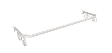 ARARA DE CREMALHEIRA VINTAGE BRANCA - 1.20MT