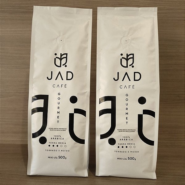 KIT 2 PACOTES - JAD CAFÉ GOURMET - PACOTE DE 500G CADA - MOÍDO