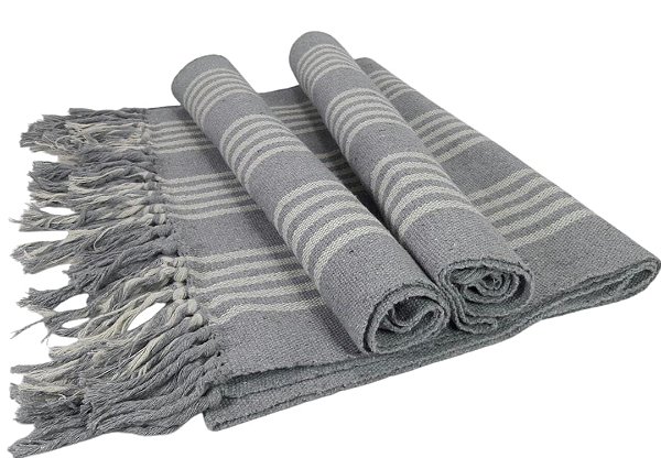 Jogo de Tapete Cozinha Artesanal Passadeira em algodão 3 Peças