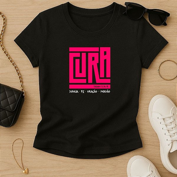 Baby Look Feminina Cristã Cura