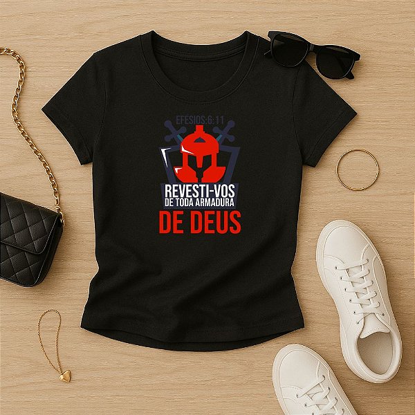 Baby Look Feminina Cristã Revestir