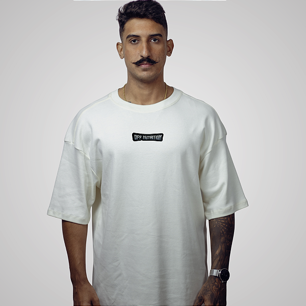 CAMISETA OVERSIZED HEAVY BOXY BORDADA - OFF NUTRITION LAB