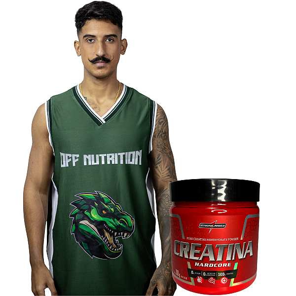 Kit 1 Regata Basqueteira Influencer OFF + Creatina Integral