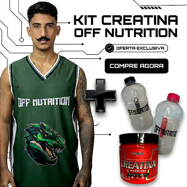 Promocao - 1 Regata Basqueteira + Creatina Integral + Galao 2L