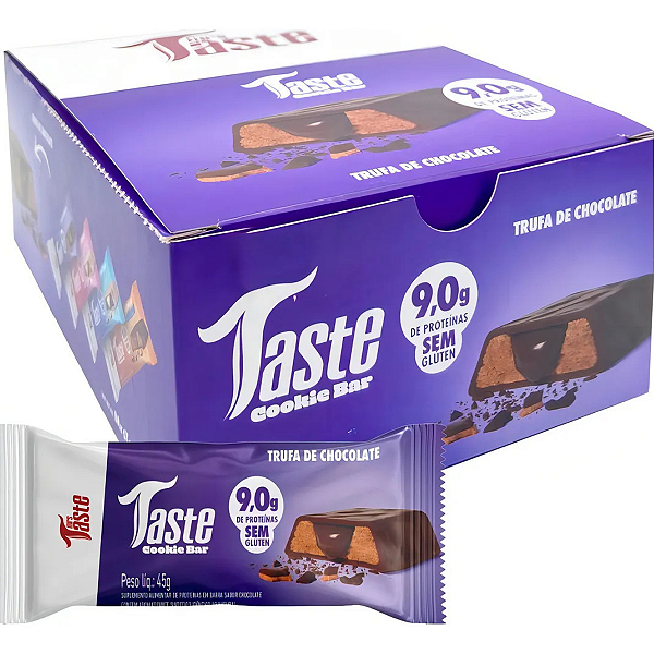 Cookie Bar Sabor Trufa De Chocolate - Mrs Taste 12 Un