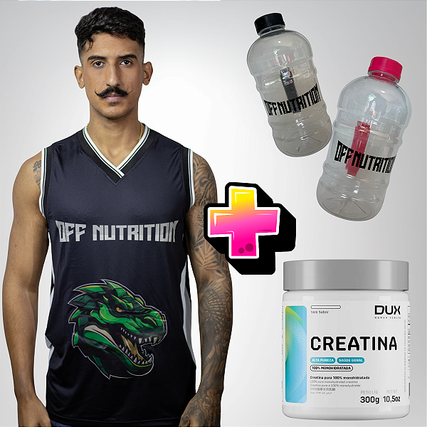 Promocao - 1 REGATA BASQUETE + CREATINA DUX + GALAO