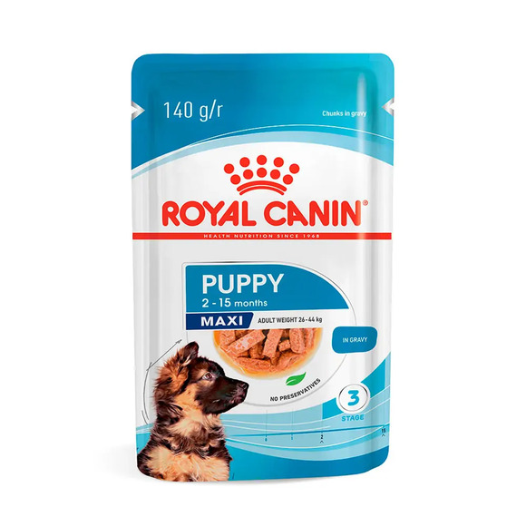 Ração Úmida Royal Canin Maxi Puppy Cães Filhotes 140 g