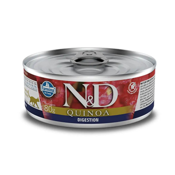 Ração Úmida N&D Quinoa Gatos Adultos Digestão 80 g