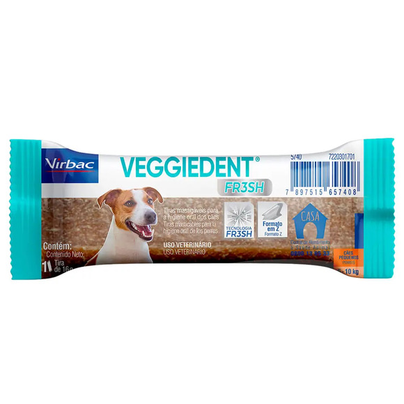 Veggiedent Fr3sh Virbac para Higiene Oral de Cães 16g