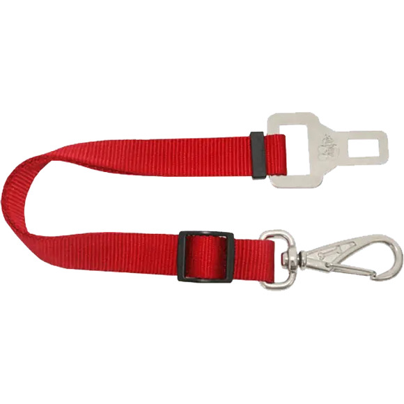 Adaptador para Cinto de Segurança AMF Pet Vermelho P