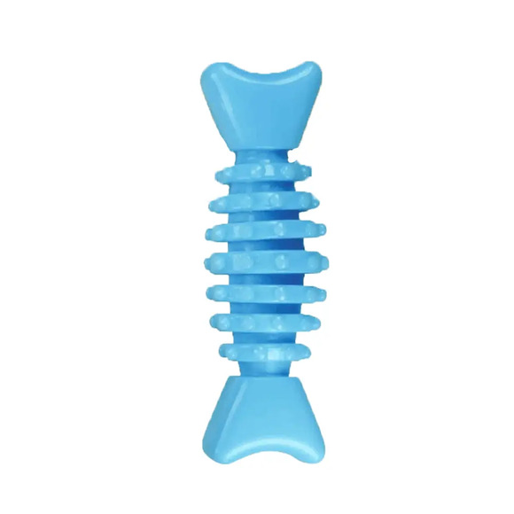 Brinquedo Mordedor Ossinho Baby Dent Jambo Azul Único