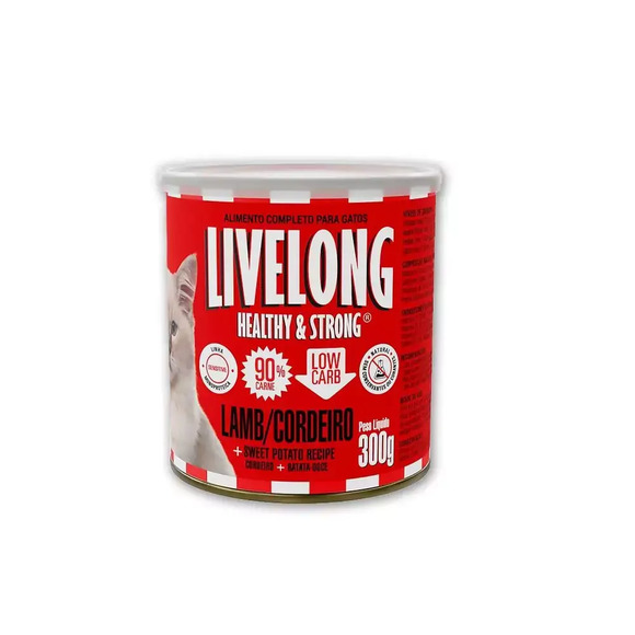 Delicias de Cordeiro para Gatos 300g - Livelong 300 g