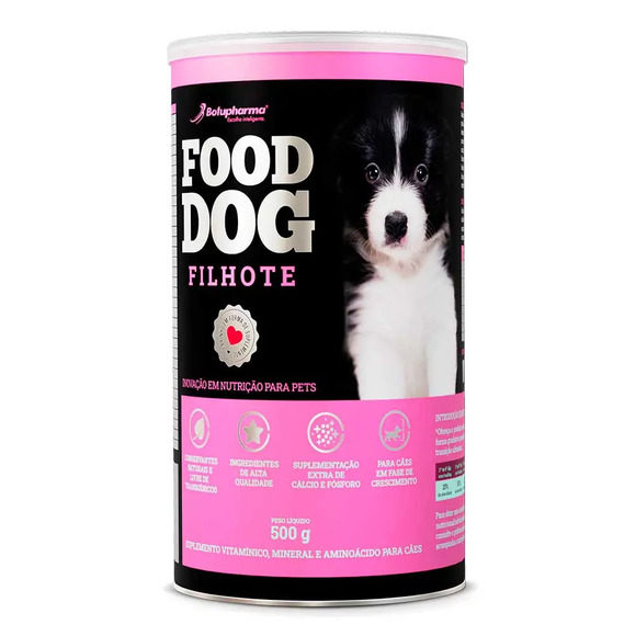 Suplemento Food Dog Filhote 500g