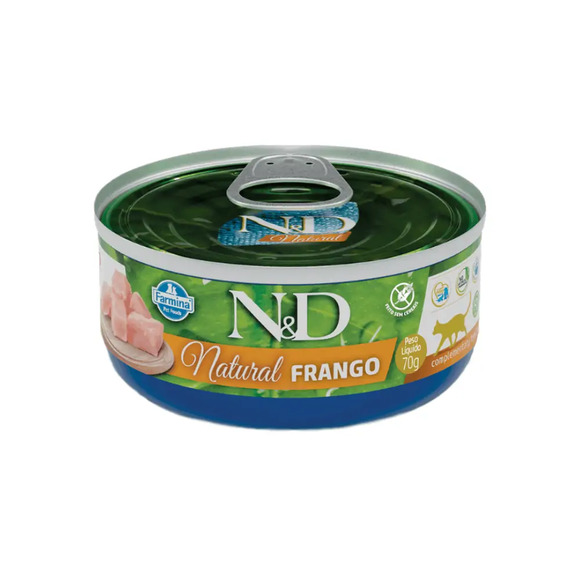 Ração Úmida N&D Natural Gatos Frango 70 g