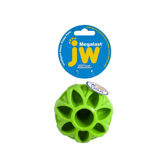 Bolinha para Cachorro com Dispensador JW Megalast Verde M