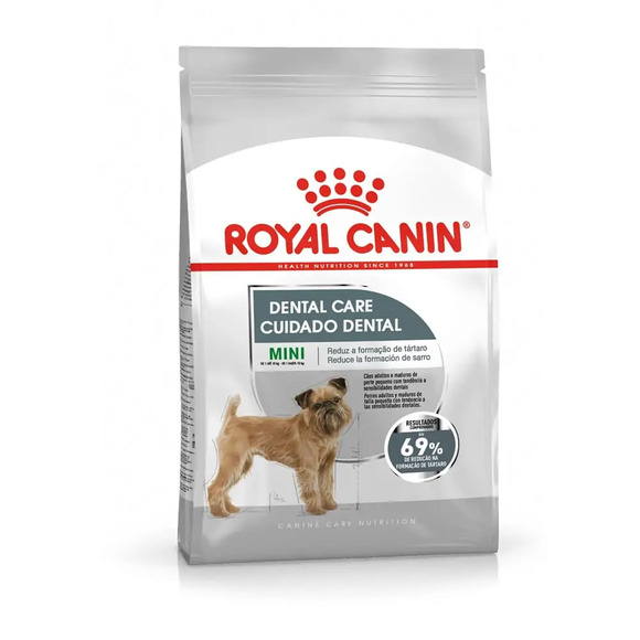 Ração Royal Canin Mini Cuidado Dental Cães Adultos 2,5 kg