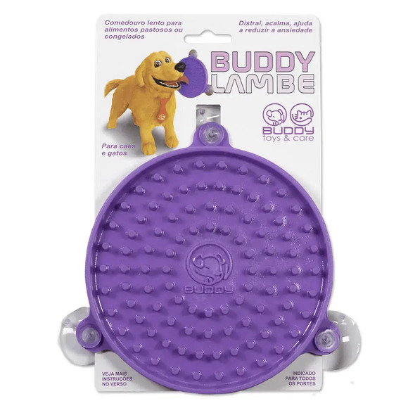 Comedouro Buddy Lambe para Cães e Gatos Buddy Toys Único