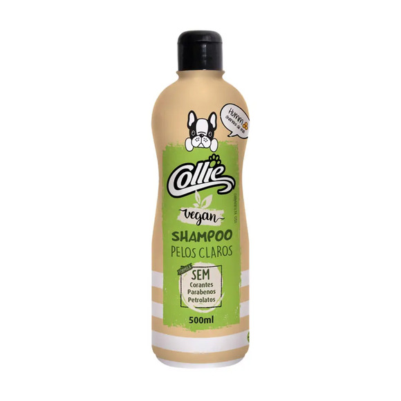 Shampoo Collie Vegan Pelos Claros 500ml